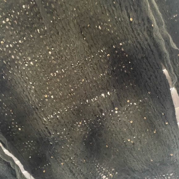 Junya Watanabe Comme Des Garcons 2007 Camo Mohair Distressed Sequin Sweater - Picture 12 of 13